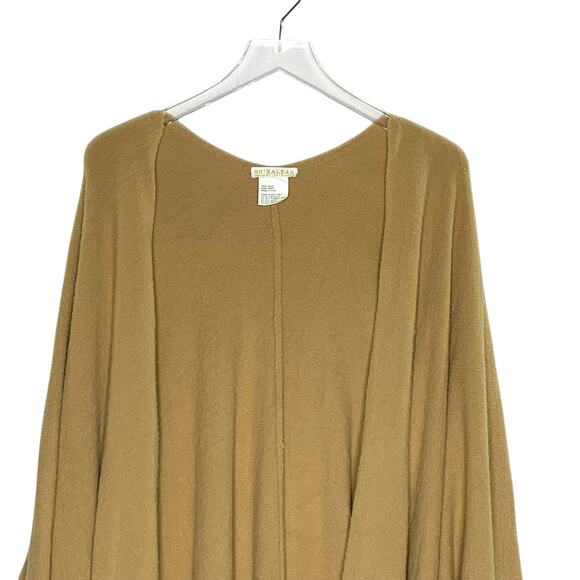 Shiraleah OS Camel Brown Trend Long Open Cardigan Quiet Luxury - Picture 4 of 6